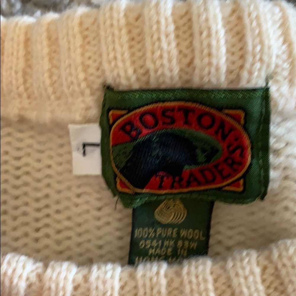 Boston Trader Vintage Aztec Sweater Wool L - image 2